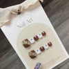 Lyvora Handmade False Nail for Feet, Crystal Rhinestones, Silver Glitter,