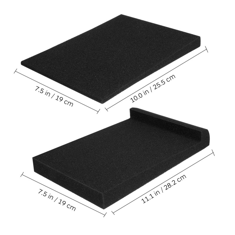BESPORTBLE 2Pcs Vibration Pads Soundproofing Panels for Noise Reduction Shock
