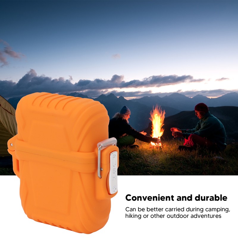 2PCS Torch Lighter Case IP56 Waterproof Safe Portable Torch Lighter