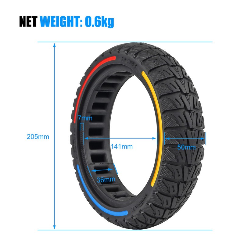 8.5x2-6.1 Honeycomb Tire Tubeless Solid Tire Compatible for Xiaomi M365/pro/pro2/1s/Lite