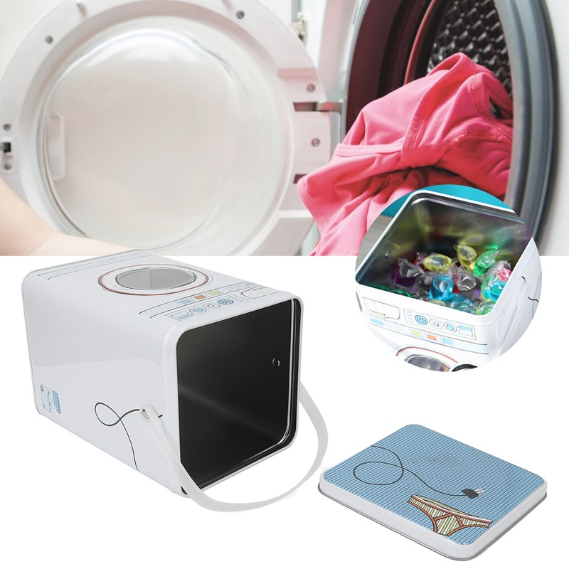 Laundry Powder Metal Box Large Capacity Metal Laundry Detergent Canister