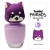 Tomini Children's Friends Water-based Nail 8ml, Lavender Puppy, 2 Pieces / 투미니 어린이 프렌즈 수성 네일 8ml, 라벤더강아지, 2개