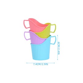 Disposable Paper Cup Holder: 24Pcs Coffee Sleeves Insulation Cup Reusable Holder Cover for Hot Drinks (Random Color)