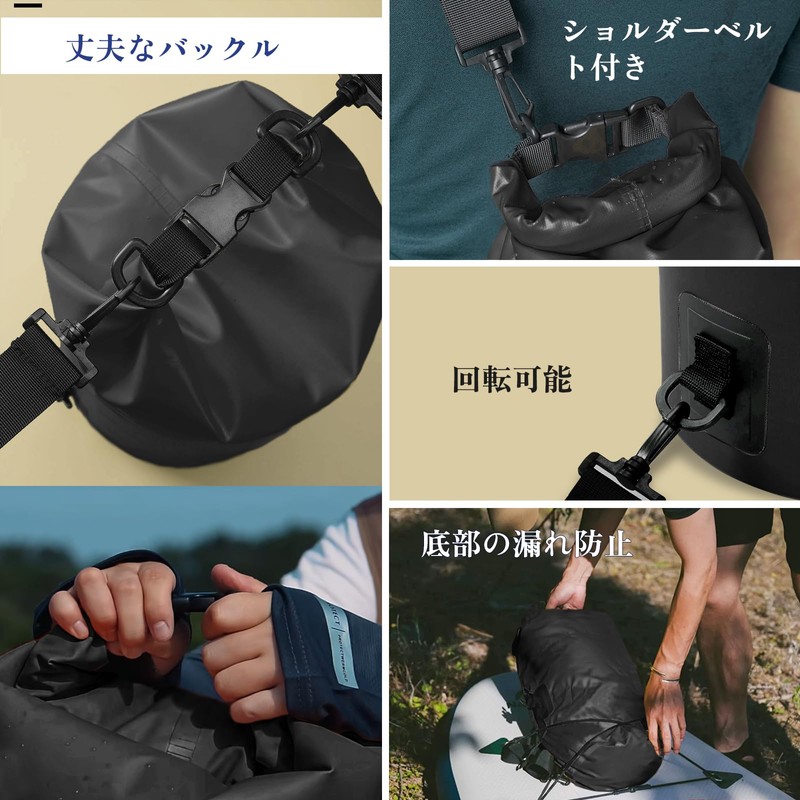 Unigear Dry Bag Waterproof Bag with Waterproof Pouch Drum Type