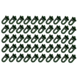 Greenhouse Twist Clips Kit - 100PCS Plastic Fixing Extender Corner Clips for Aluminium Insulation Netting Shading - Green