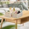 Sporgo Pack of 2 Macrame Storage Baskets: Boho Storage Basket
