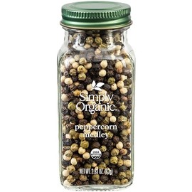 Simply Organic Peppercorn Medley, Organic, 2.93 Ounce
