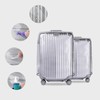 Werownsgso Transparent Suitcase Covers, PVC Suitcase Protective Cover, Transparent, Dustproof,