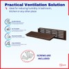 TURvent 17.7" x 3.6" Door Vents for Interior Doors -