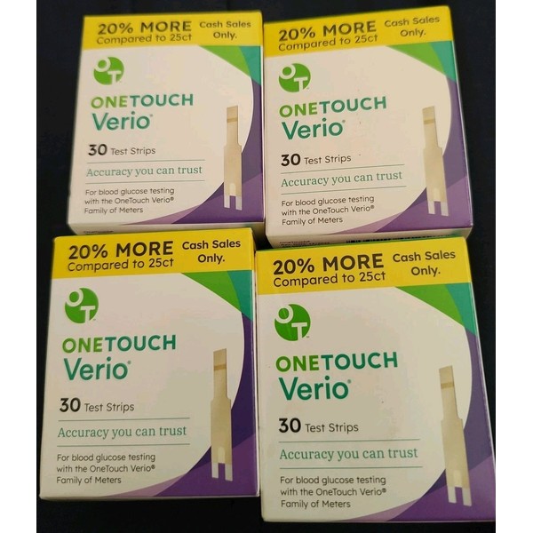 One Touch 4 PK 120TOTAL ONETOUCH One Touch Verio Test