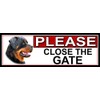 SHAWPRINT Rottweiler PLEASE CLOSE THE GATE METAL GATE SIGN 266mm