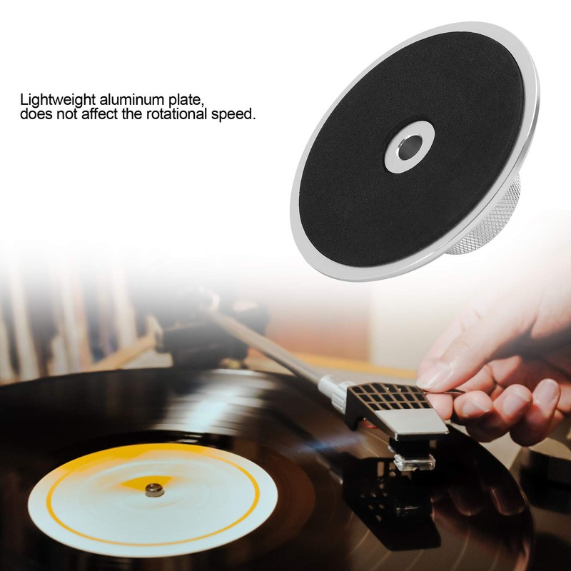 LP Turntable Disc Stabiliser Record, Aluminium Record Weight Stabilizer, Record