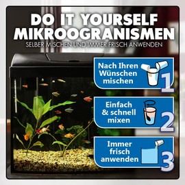 Aquasan Aquarium Bakto-Mix Plus 200 g (Water Treatment Product - Powerful Microorganisms and High-Quality Minerals for Crystal Clear Water)