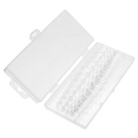 FOMIYES 240pcs Full Cover False Nails for Women Transparent Wearable Nail Tips Easy to Use Remove for Parties Weddings and Manicures