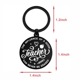 ENGZHI Teacher Gifts for Men Women, Appreciation Keychain from Students, Thank You Techer Gifts