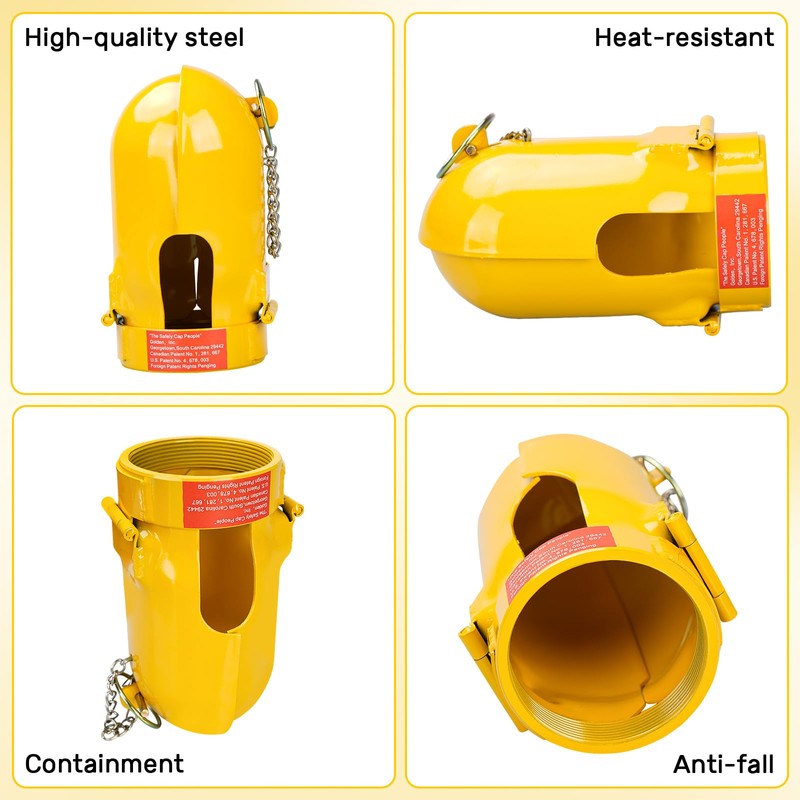 Gas Cylinder Regulator Protector Safety Cap Fine Thread 3-1/8 x