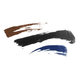 Pack X3 Máscaras Pestañas 10 Aceites Negra Café Azul Yuya