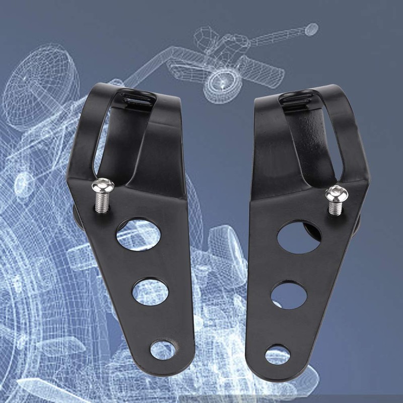 KIMISS Fork Headlight Mount, 35-43mm Motorcycle Headlight Mount, Fork Tube
