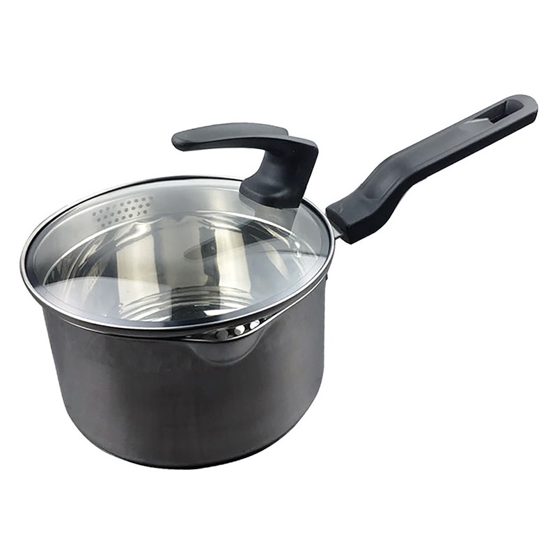 Milk Pot Thicken Stainless Steel Small Pot Nonstick Saucepan Portable