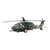 Diecast Metal Helicopter Model Sound Light Pullback Alloy Fighter Aircraft