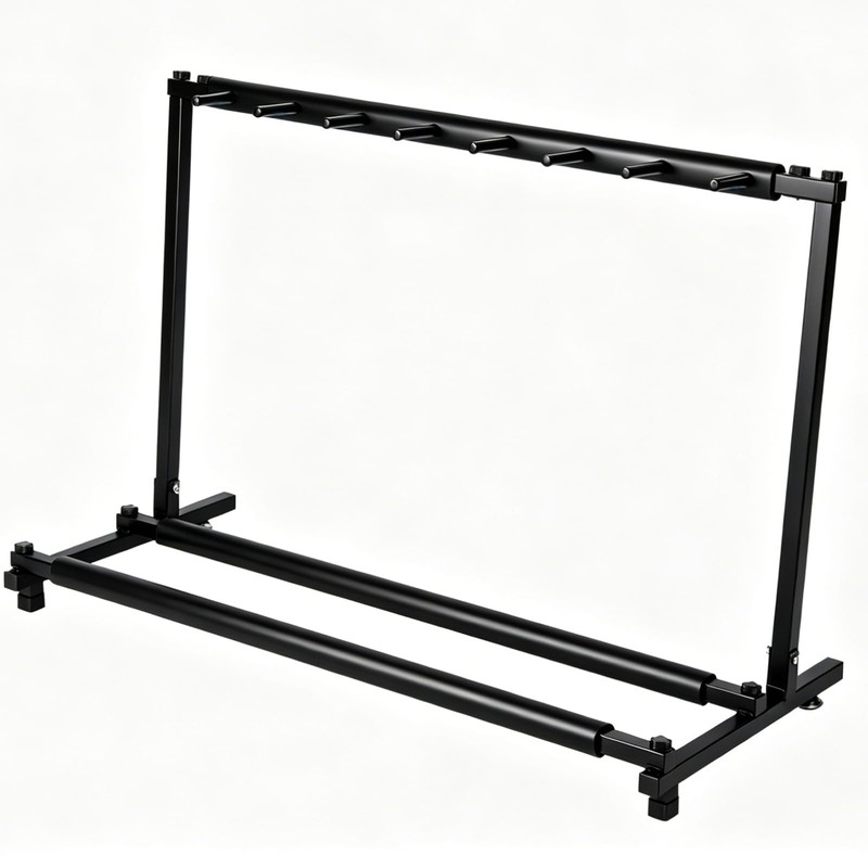 5 Multi Guitar Stand Rack with Folding Design,Black Guitar Holder