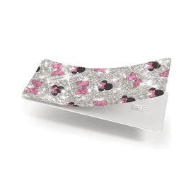 Ultra Bling Reflective Skin Debit Credit Card, The Original Ultra Ice Skin Only Use by Tap, Back Information (Bow Coquette)