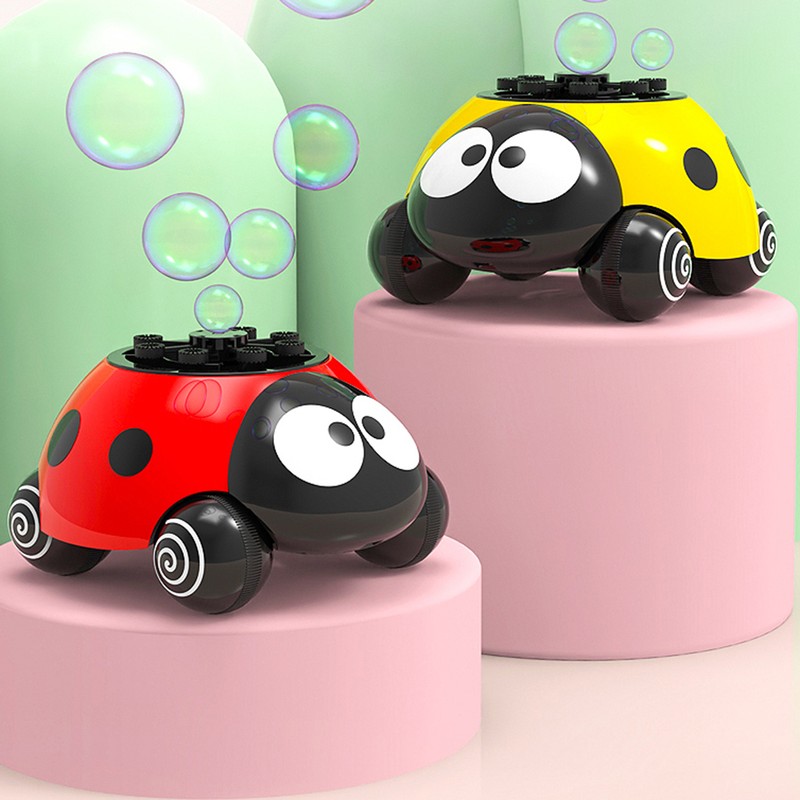 Cartoon Insect Bubble Machine Blower for Children Bubble Maker Pull