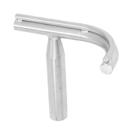 J Curved Wood Lathe Tool Rest Alloy Steel 25mm Post Tool Rest for Woodworking Lathes with Exterior Bowl Turning Hollowing Deep Penetration Incisive Corners for Lathe Base