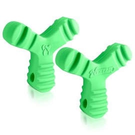 Chewies para alineadores Invisalign, alineadores de ortodoncia Chewies, bandejas de retención y alineadores duraderos de silicona de grado médico (paquete de 2) (verde)