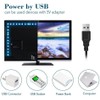 LED TV Backlight, 6.56Ft USB LED Strip Light, RGB Multi-Colour