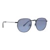Life is Good Polarized Hexagonal Sunglasses, Blue, 53 mm