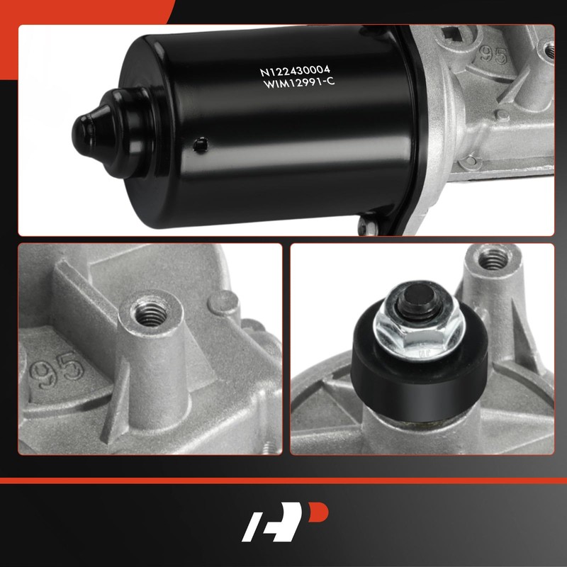 A-Premium Front Windshield Wiper Motor Compatible with Freightliner Cascadia 2008-2017,
