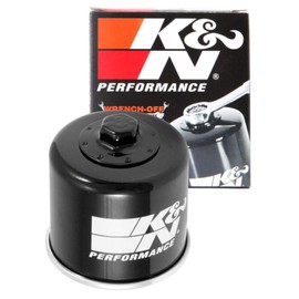 K&N Filtro de aceite para motocicleta: alto rendimiento, premium, diseñado para ser utilizado con aceites sintéticos o convencionales: se adapta a vehículos seleccionados Triumph, Peugeot, KN-191