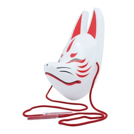 Foxes Face Made of Bunko Fox Mask White Fox Japanese Style Fox Face Fox Mask