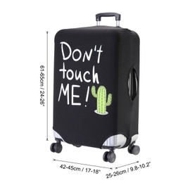 PATIKIL Luggage Covers, Fits 24-26 Inch Washable Fashion Suitcase Cover Protector Anti-Scratch Travel Luggage Cover Suitcase Protector