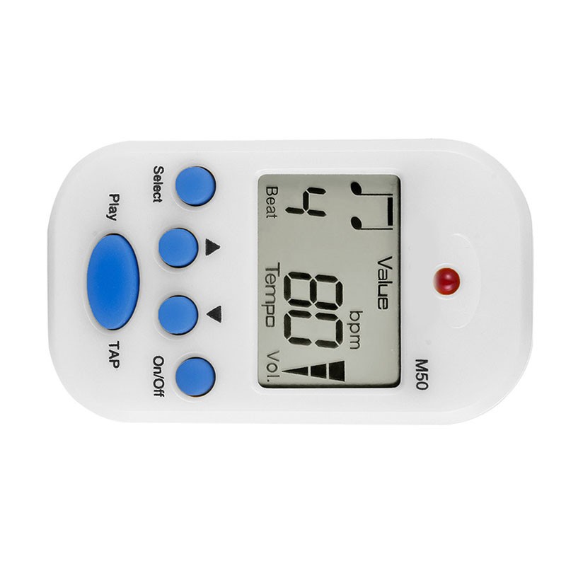 Electronic Metronome Mini Professional 2 Channel Headphone Output for Guitar