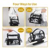 Bolsa Transparente Impermeable Para Cosméticos Color Negro Barbertop