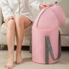 Large Foldable Portable Foot Spa Basin Blue 4ea