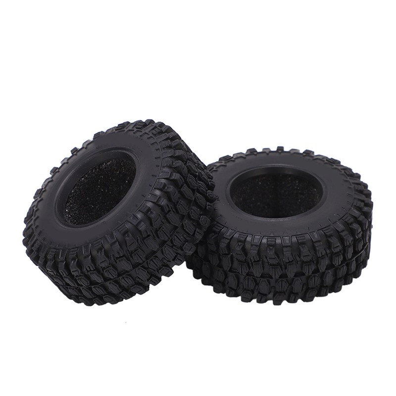 4PCS RC Wheel Tire Rubber Tyre 51mm Diameter for Axial