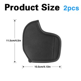 Seatpost Cover for Bike, 2 PCS Universal Suspension Seat Post Black Protective Case Dust-Proof Neoprene Covers Seatpost Finger Guard for Suntour