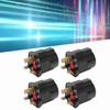 4PCS to Conversion Plug Grounding 2 Pin to 3 Pin