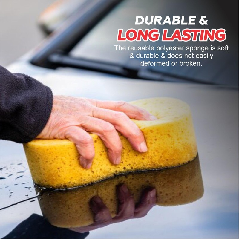 2 in 1 Car Wash Sponge Dual-Sided Cleaning Sponge with