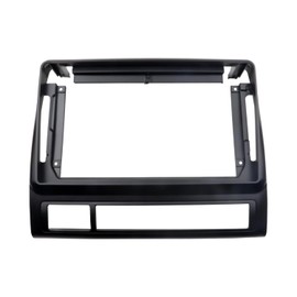 DKMUS - Bisel estéreo de radio para Toyota Tacoma 2005-2011, kit de molduras de montaje para montaje en salpicadero de 9 pulgadas y doble DIN con arnés de cableado