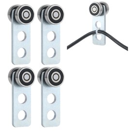 Fuperoo 2Wheel Trolley Assembly Rollers.Bearing Trolley Assembly.The top of The Trolley has Room for Set Screws, Allowing The use of a 1-5/8" high Strut Channel