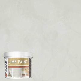 VASARI Lime Plaster & Paint | LIME PAINT | Made from Natural Lime and Powdered Marble | color: Golden Grey #23 | size: 1 Quart