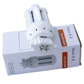 FDL13 Shape, FDL13EX-D, FDL13EX (360° Luminescence), FDL Type, 2 Twin Compact Fluorescent LED, Daylight Color, 6000K, Power Consumption, 6W, 780lm, FDL Type, GY10Q Compatible Twin Bulb Replacement