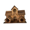 Colcolo Hummingbird Nest,Wooden Bird House Home Decoration Shelter Patio Hanging