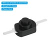 PATIKIL 10pcs Latch Push Button Switches Straight Pin On/Off Self