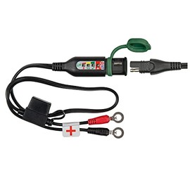 Optimate cable O-127 ring terminal harness with integrated battery status / charge system monitor, 12.8V / 13.2V lithium powersport, smart