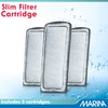 Marina Slim Filter Carbon Plus Ceramic Cartridge, (3 Pack) ,